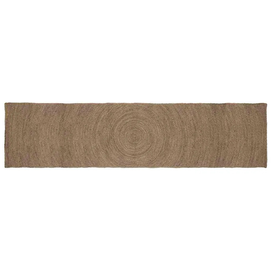 vidaXL Bereichsteppich aus Jute in Grau und Braun, rechteckig, Breite: 80 cm, Länge: 400 cm - Bild 2