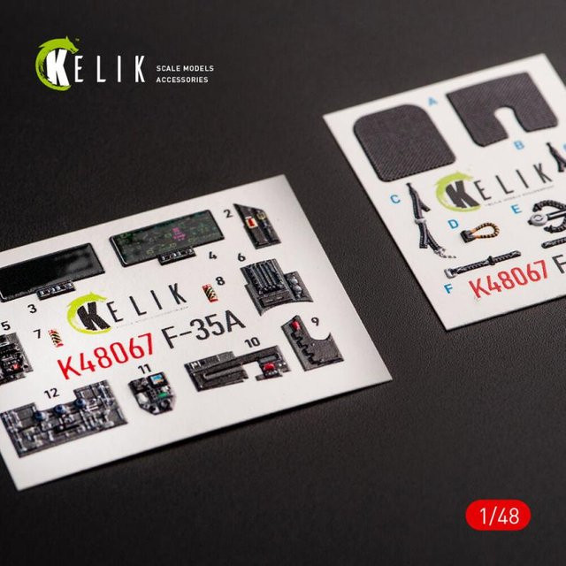 Tamiya F-35A - Interior 3D-Decals - Bild 1
