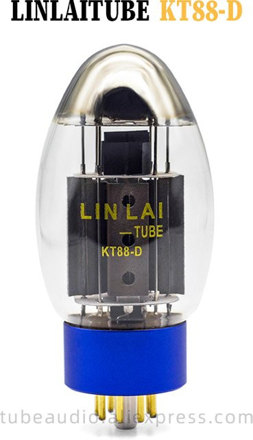 Linlai KT88-D Elektronenröhren im Droplet Design als passendes Paar in Transparent - Bild 1