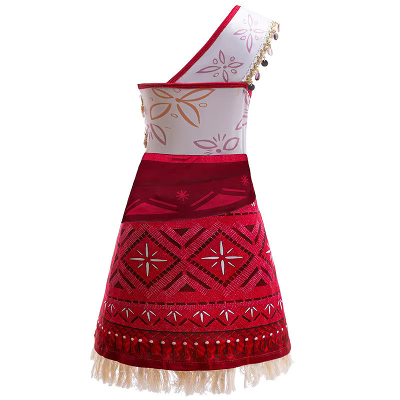 Disney Moana One-Shoulder-Prinzessinnenkostüm, Kleid, Zubehör - Bild 2