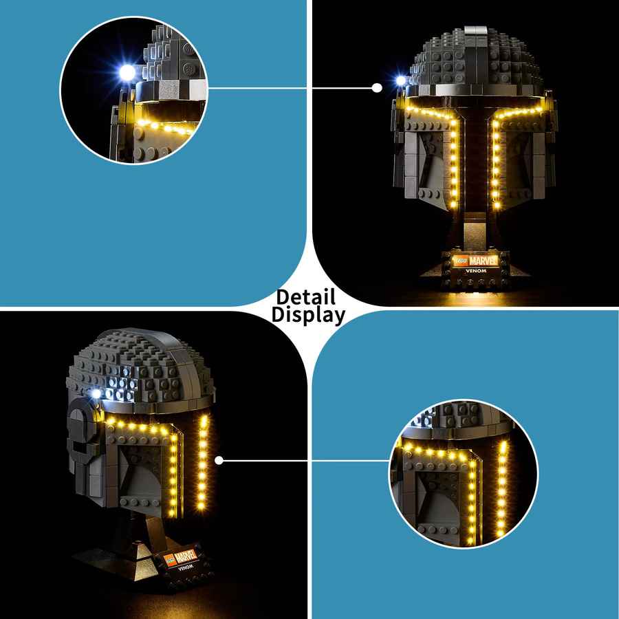 LEGO The Mandalorian Helm 75328, LED-Beleuchtungsset - Bild 2