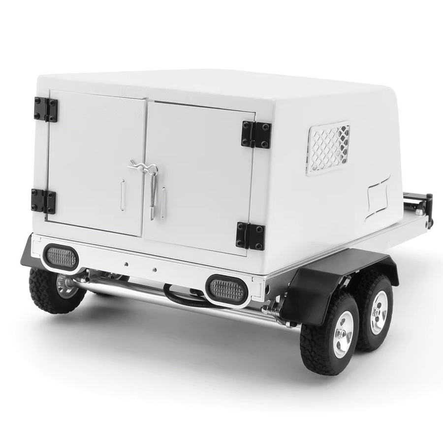 AXSPEED Metall RC Auto Reise Anhänger Hitch Mount Camper Anhänger, 1:18, Zubehör - Bild 3