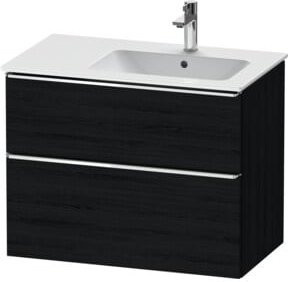 Duravit Waschtischunterschrank D-Neo Wandmontage in Eiche matt, B/T/H: 81 x 46,2 x 62,5 cm - Bild 1