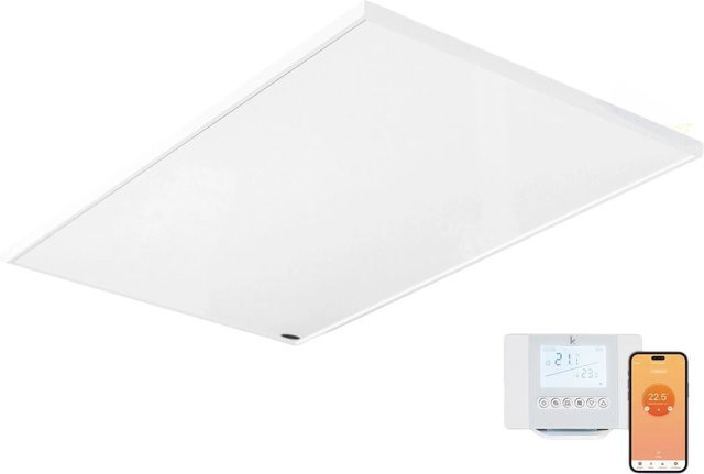Könighaus Infrarot Deckenheizung M-Smart 800 W in Weiß mit Smart-Home App-Steuerung - Bild 1