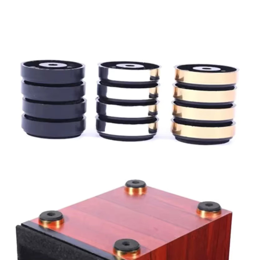 XIKCU 4er Set Lautsprecher Spikes Standfüße für Heimkino und Sound System DIY Reparatur Zubehör - Bild 2