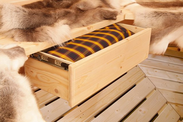 WOLFF Utensilienbox aus Holz in Braun, Höhe: 35 cm - Bild 1