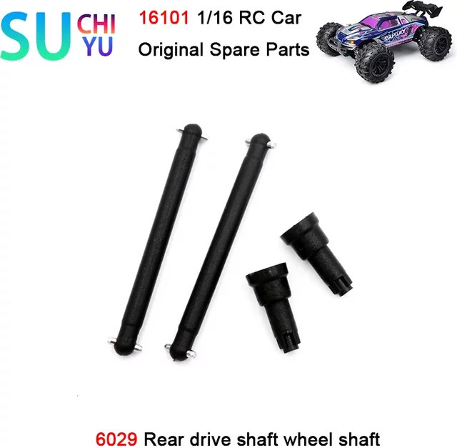BIBAO SCY 16101 RC Auto Original Ersatzteile, Hintere Antriebswelle Radwelle, 1:16, Metall, Schwarz - Bild 1