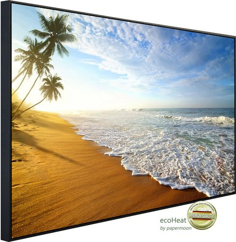 papermoon Infrarotheizung EcoHeat Palm Beach Sri Lanka mit Matt-Effekt in Bunt, App-Steuerung und Überhitzungsschutz - Bild 1