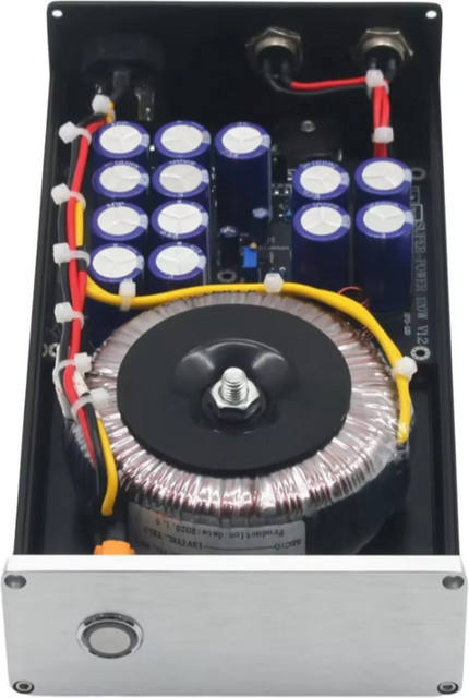 SENGTERBELLE HiFi 120W Pro Linear Geregeltes Netzteil DC12V 5A für Audiogeräte in Schwarz - Bild 1
