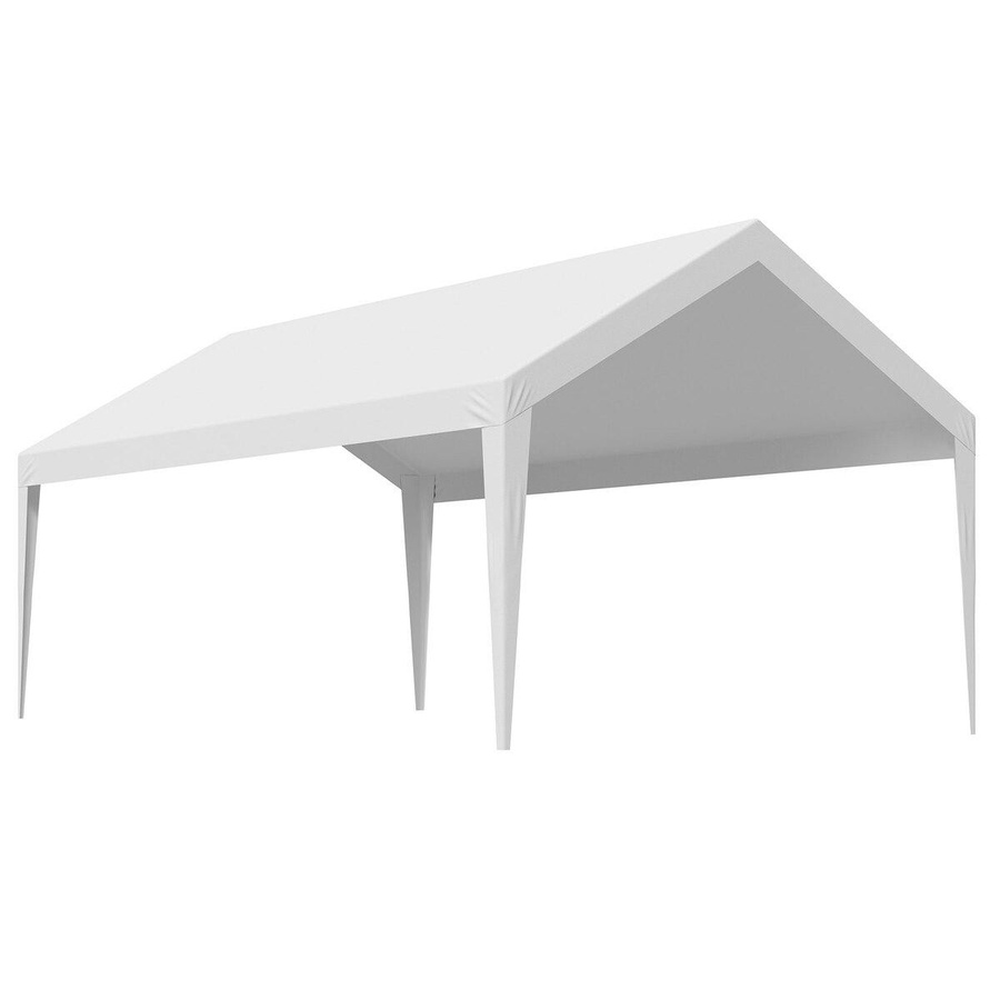 Buying Solutions MB Carport Ersatzdach als wasserdichte und UV-beständige Oberplane für Garagenzelte und Autoüberdachungen, Farbe: Weiß, B/T: 6 x 3,6 m - Bild 4
