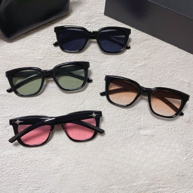 BMAD Sonnenbrille Unisex, quadratisch, Vollrand, Kunststoff, schwarz, grau, gelb, rosa - Bild 1