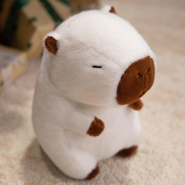 Capybara-Puppe, Plüschtier, leuchtend, 25cm - Bild 1