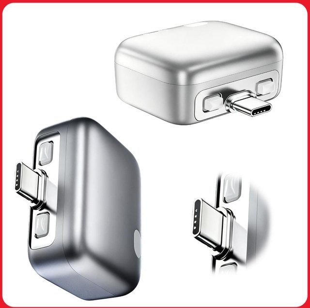 ALLOYSEED 140W USB-C Schnellladegerät mit automatischer Abschaltung in Silber - Bild 1