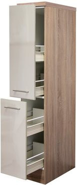 Flex-Well Demi-Apothekerschrank Nepal beige glänzend B/T/H: 30 x 30 x 60 cm - Bild 1