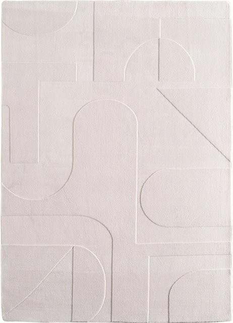 Ayyildiz Kurzflorteppich Pompei Boho-Design Creme Beige B/L: 80 x 250 cm - Bild 1