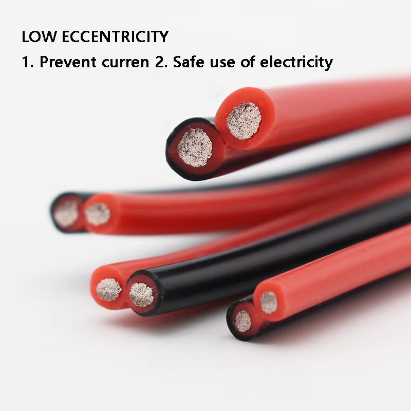 TAKORI 2-poliges Silikonkabel aus verzinntem Kupfer in Rot und Schwarz für Hochtemperatur-Elektroanwendungen - Bild 6