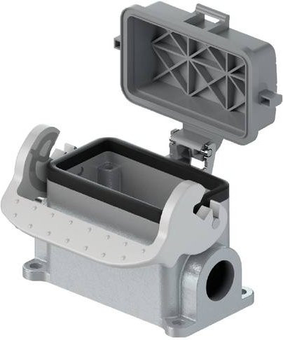 Wieland Electric Gehäuseunterteil 71.341.1035.0 in Grau aus Aluminium - Bild 1