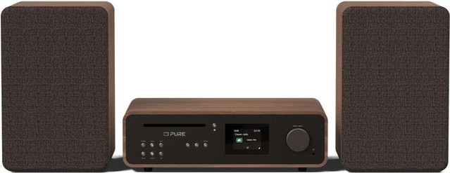 Pure Classic Stereo Hifi-System in Coffee Black und Walnut - Bild 1