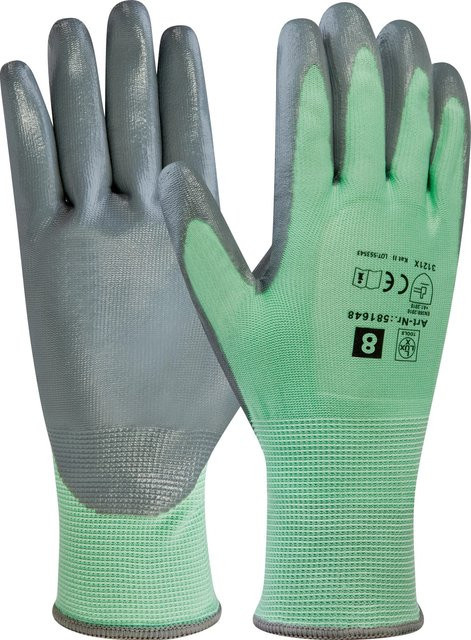 LUX-TOOLS Tankhandschuh aus Nitril in Größe 8 mit EN 388 Schutzstandard - Bild 1
