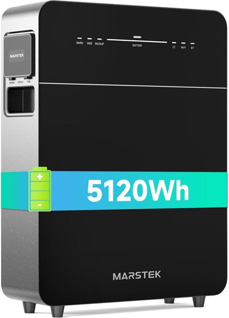 Marstek Venus E 3.0 Balkonkraftwerk AC Gekoppeltes Energiespeichersystem, 5.12kWh LFP, Schwarz - Bild 1