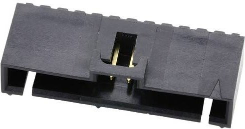 Molex Stiftgehäuse-Platine in Schwarz und Gold mit 1 Reihe - Bild 1