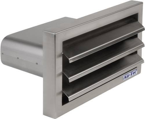 Wallair Abluftgitter N31853 aus Edelstahl in Silber für Rohr-Durchmesser: 150 mm und 70 mm - Bild 1