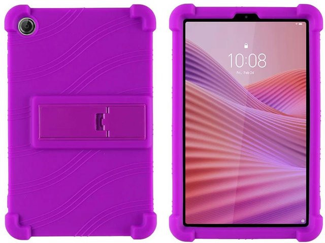 Silikon Schutzhülle für Tab One 8,7-Zoll-Tablet, Anti-Drop weiche Kinderhülle, Farbe: Violett - Bild 1