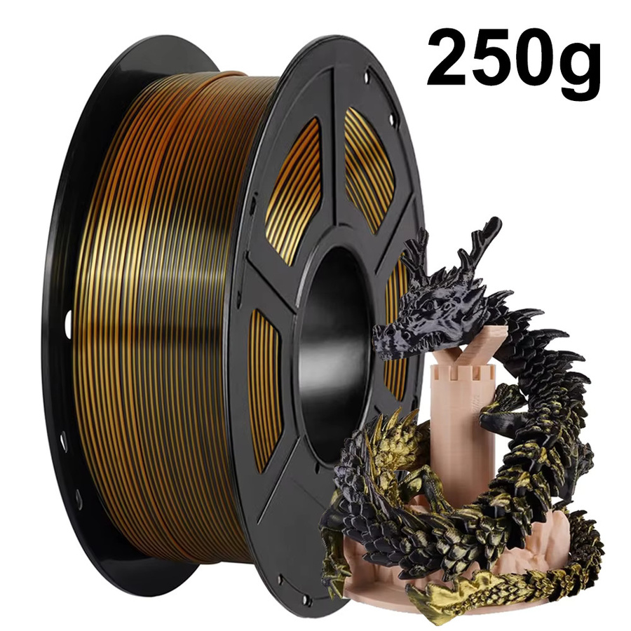 3D Maliang PLA-Seide Filament 1,75 mm zweifarbig, 4 x 250 g - Bild 3