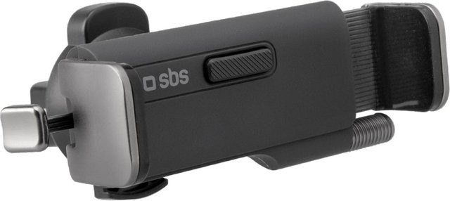 SBS Handy-Autohalterung für das Lüftungsgitter mit schwenkbarem Clip, Grau - Bild 1
