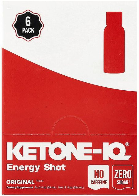 Ketone-IQ Energy Drink, koffeinfrei, Original, 6 x 0,059 l - Bild 1