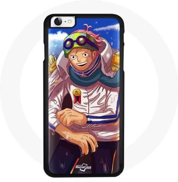 Flexible iPhone SE Hülle One Piece Coby in Schwarz und Multicolour mit Anime-Design - Bild 1