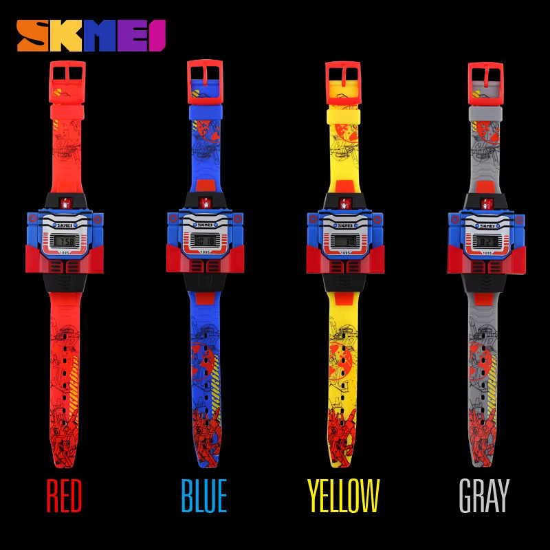 SKMEI Digitaluhr, Kunststoff, Schwarz, Kinder - Bild 4