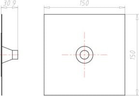 KAISER Rohrmanschette 9089-48 Vlies-Butyl D15-22mm - Bild 1