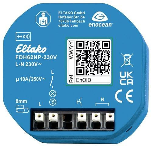 Eltako FDH62NP-230V Funk-Dunstabzugshauben-Steuerung für Unterputz in Blau - Bild 1