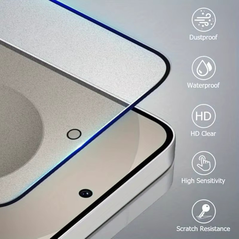 3er-Pack Samsung Galaxy Z Fold 7 6 5 4 3 Displayschutzfolie aus gehärtetem Glas mit mattem Finish, transparent - Bild 4