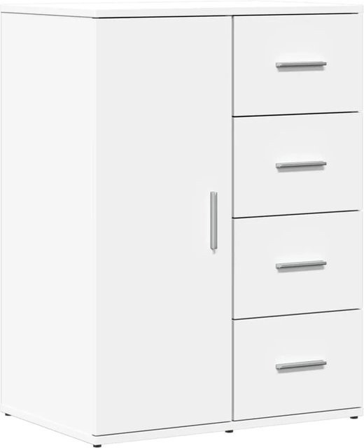 vidaXL Sideboard Weiß aus Holzwerkstoff B: 59 cm, T: 39 cm, H: 80 cm - Bild 1