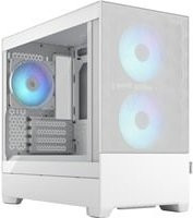 Fractal Pop Mini Air RGB Tower-Gehäuse in Weiß mit transparentem TG-Seitenteil und Micro-ATX-Unterstützung - Bild 1