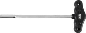 BGS Steckschlüssel mit T-Griff 7807 Sechskant SW 7 mm in Silber - Bild 1