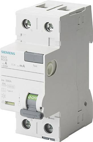 Siemens FI-Schutzschalter 5SV3311-6KL RCD 2-polig 16A 0,03A 230V in Weiß - Bild 1