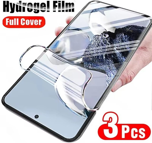 3 Stück Hydrogelfolie Displayschutzfolie für OPPO Reno 3 4 5 6 Plus 7 Pro 8 8T 9 10 5G in Transparent - Bild 1