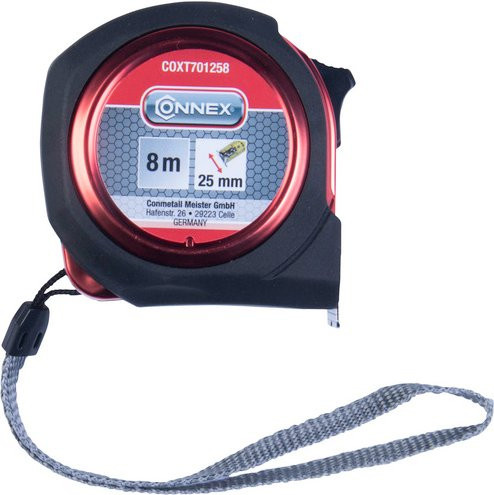 Connex Rollbandmaß Schwarz 8 m - Bild 1