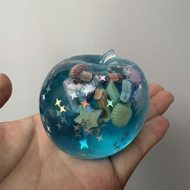 Squishy Ozean Apfel Stressbälle, Sensorisches Spielzeug - Bild 1