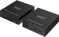 DIGITUS USB 3.2 Gen1 CAT Extender-Set mit 5Gbps und 100 Meter Reichweite in Schwarz - Bild 1