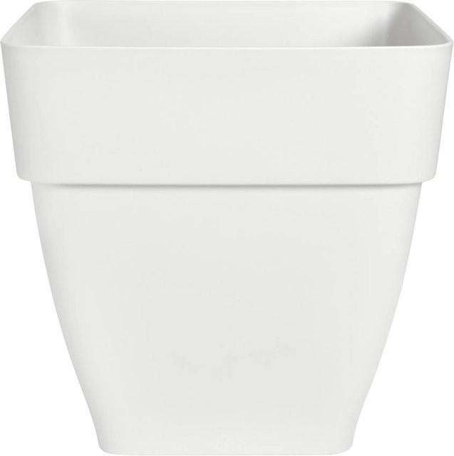 Elho Blumentopf Vibia Campana Viereckig Weiß B/T/H: 37 x 37 x 36 cm - Bild 1