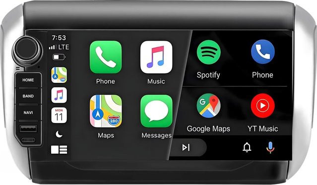 Junsun Autoradio mit Bluetooth für Peugeot 208 (2012-2018) in Schwarz - Bild 1