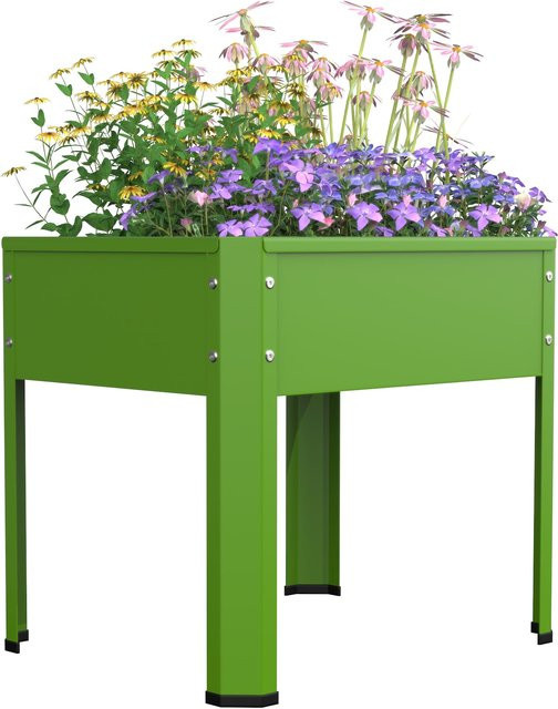 VCM Metall Hochbeet Balora M stehender Pflanzkasten für Balkon Terrasse und Garten B/T/H: 50 x 40 x 45 cm - Bild 1