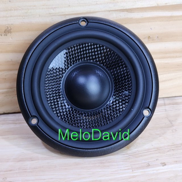 MeloDavid MCF4Nd 4-Zoll-Kohlefaser-Kegel-Mitteltöner, 2 Stück - Bild 1