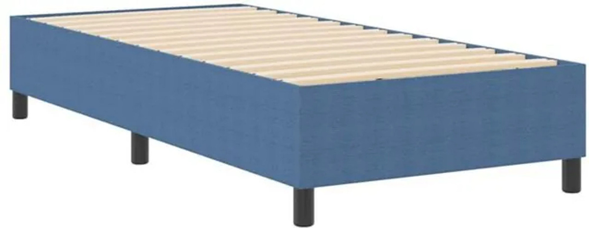 Modernes Polsterbett vidaXL in Blau mit Cordstoff, B/T: 100 x 200 cm - Bild 1