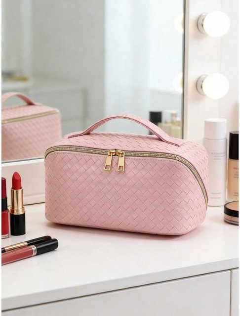 Kosmetiktasche für Damen, Pink bunt - Bild 1
