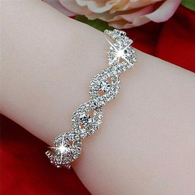 YIRAN Jewelry Armband, Diamant, Zirkonia, Metall, Schwarz, Damen - Bild 1